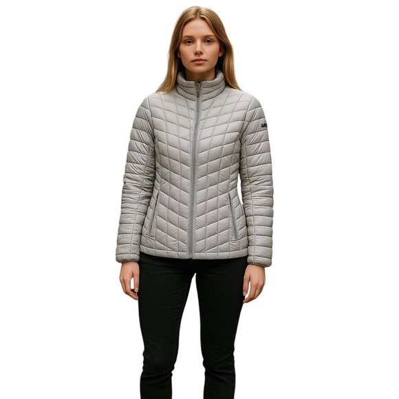 Marmot Featherless Insulated Puffer Jacket Silver Gray Women's Size Medium - Picture 1 of 13